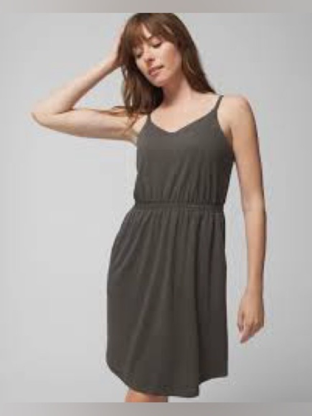 Soma Olive Green Bra Dress With Pockets